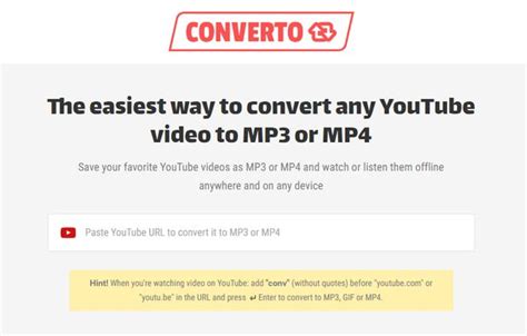 converto io youtube to mp3.